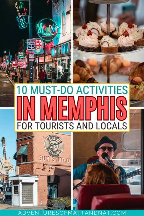 When you think of Memphis, a few things probably come to mind iconic music, legendary barbecue, and of course, Elvis! And if any of those things interest you, then you have to make a visit to this incredible city! We’ve had the pleasure to spend a couple of weekends in Memphis and have put together what we think are the 10 best things to do in Memphis in this blog. Things To Do Near Memphis Tn, What To Do In Memphis Tn, Memphis Things To Do, What To Wear In Memphis Tn, Things To Do In Memphis Tn, Memphis Vacation, Memphis Tennessee Vacation, Tennessee Memphis, Memphis Food