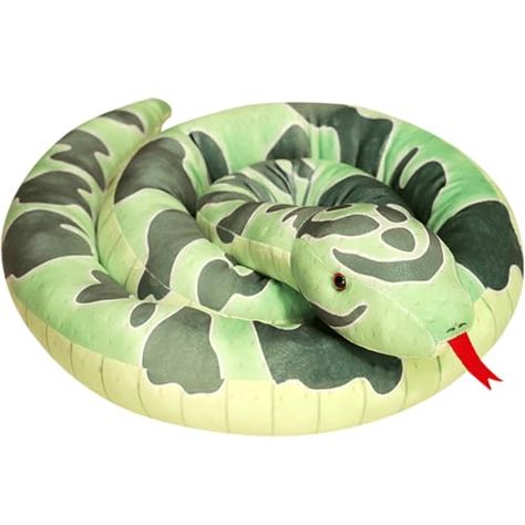 Snake Plushie, Snake Plush, Cartoon Snake, Green Python, Long Snake, Music Toys, Funny Toys, Kids Gift Guide, Snake Patterns