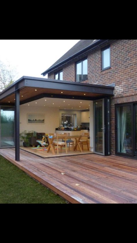 Modern Kitchen Extensions, Small House Extensions, Patio Extension, Conservatory Design, Garden Room Extensions, House Extension Plans, Extension Plans, Kitchen Extensions, Outside Room