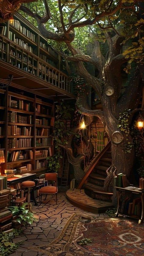 Cool Library Aesthetic, Library Room Wallpaper, Nature Books Aesthetic, Books And Tea Wallpaper, My Bookish Aesthetic, Wallpaper Backgrounds Book Aesthetic, Fairytale Library Aesthetic, Library Phone Wallpaper, Fantasy Book Aesthetic Wallpaper