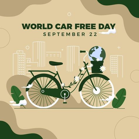 Aesthetic Portraits, Sustainable Development Projects, Car Free Day, Green Banner, Green Transportation, Forest Poster, Transportation Poster, Sustainable Transport, Cycling Design