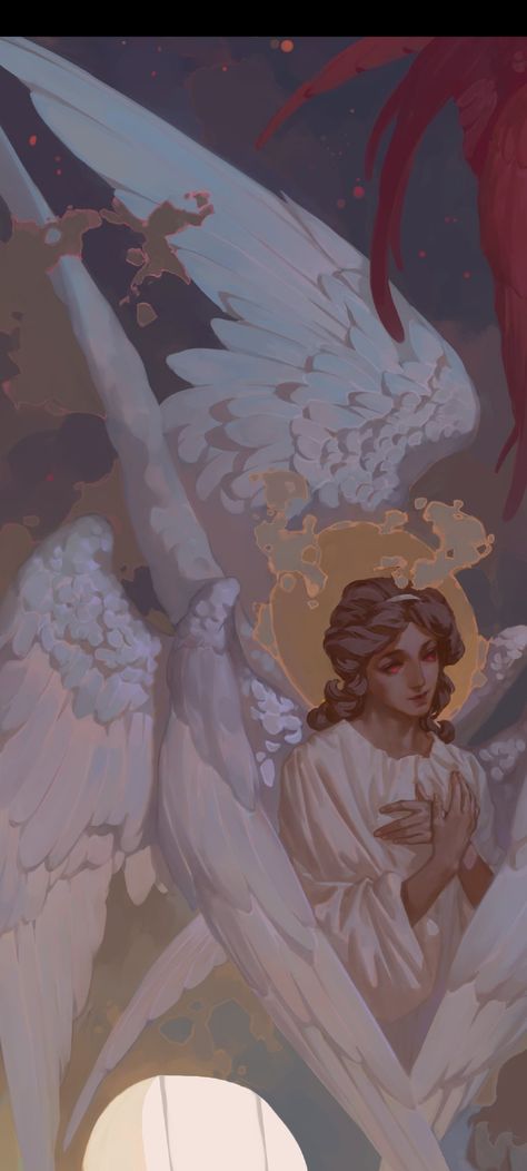 awanqi on Twitter: "Hi-res art, sketches, and more available only on my Patreon ⚡ Join today! 😎 https://t.co/w5OE5mAcnm https://t.co/eDVadTvQ04" / Twitter The Fallen Angel, Angel Drawing, Rennaissance Art, Bible Illustrations, Biblical Art, Angel Art, Drawing Artwork, An Angel, Pretty Art