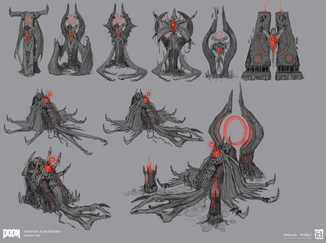 Batman Arkham Knight Concept Art, Sacrificial Altar, Subnautica Concept Art, Pixar Concept Art, Dark Souls Concept Art, Batman Concept Art, Doom 2016, Fallout Concept Art, Altar Art