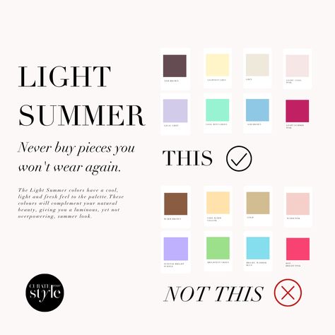 Light Summer Style, Light Spring Palette, Light Spring Color Palette, Outfit Building, Light Summer Color Palette, Light Spring Colors, True Spring, Spring Palette, Spring Color Palette