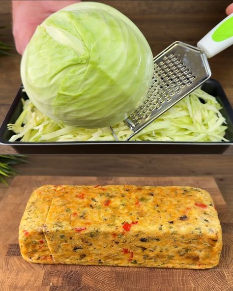 Delicious and Healthy Cabbage Casserole - Greenku Recipes Healthy Cabbage Casserole, Cabbage Cakes Recipe, Cabbage Bread Recipe, Healthy Cabbage Recipes, Shredded Cabbage Recipes, Cabbage Bread, Vegetable Loaf, Healthy Cabbage, Cabbage Dishes