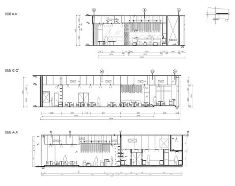 Interior Design Section Drawing, Cafe Plan, Interior Architecture Sketch, Interior Design Portfolio Layout, Restaurant Plan, Interior Design Help, Kitchen Drawing, Interior Design Renderings, Interior Architecture Drawing