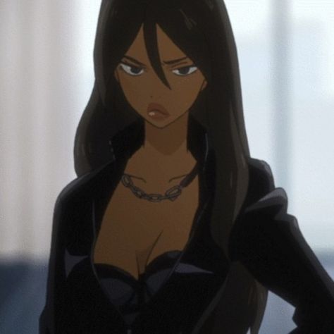 Michiko & Hatchin, Brown Hair Cartoon, Instagram Cartoon, Girl Cartoon Characters, Girl With Brown Hair, Cartoon Profile Pictures, Black Anime Characters, Black Cartoon, Dessin Adorable