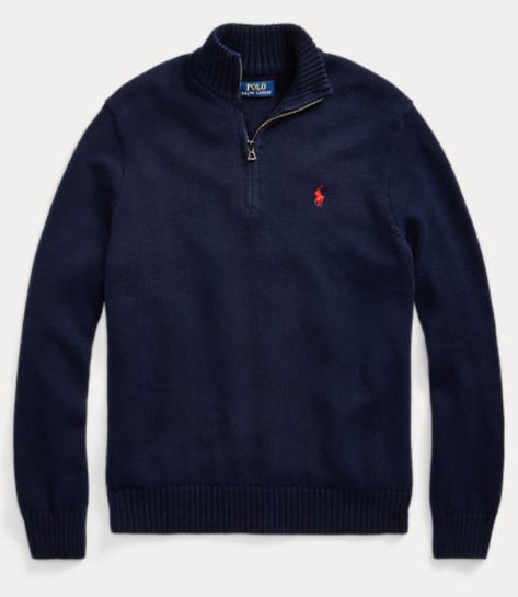 Spotty Dog, Money Clothes, Sweater Ralph Lauren, Ralph Lauren Quarter Zip, Polo Ralph Lauren Sweatshirt, Classy Outfits Men, Black Men Fashion Swag, Polo Ralph Lauren Sweater, Navy Outfit