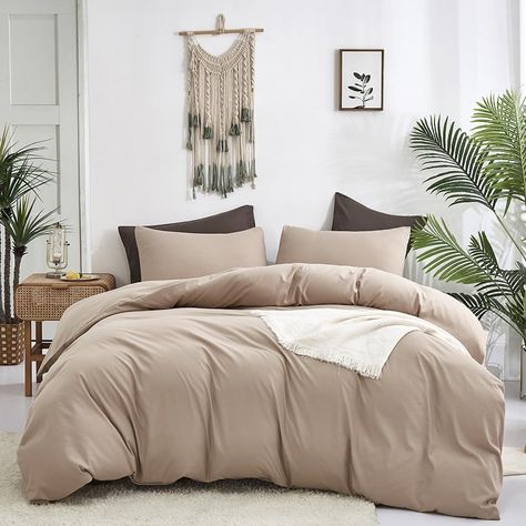 PRICES MAY VARY. 【High Material】: Our this khaki comforter is high quality cotton out fabric with soft ultra microfiber inner fill. Super soft, hotel quality, durable, breathable, and machine Washable. 【3Pcs Khaki Comforter Sets Twin】 : 1 x twin comforter ( 68" x 90") + 2 x standard pillowcases ( 20" x 26"). 【Solid Khaki Color Design】: Modern solid khaki color bedding comforter for boys girls men women bedroom. Give you a simple and warm room, and our solid color khaki comforter sets with two pi Dusty Rose Comforter, Khaki Bedding, Taupe Comforter, Pink Comforter Sets, Rose Comforter, Taupe Bedding, Brown Comforter, Bedding Comforter Sets, Full Size Comforter Sets