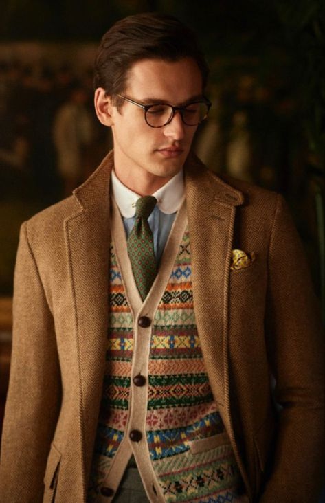 Ralph Lauren Fall, Herringbone Jacket, Ralph Lauren Menswear, Preppy Chic, Ralph Lauren Style, Mens Outfit Inspiration, Fashion Suits For Men, Ralph Lauren Collection, Men Fashion Casual Outfits