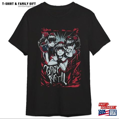 Babymetal Music Tour 2023 Shirt Baby Metal Vintage Gift Band Unisex Sweatshirt Check more at https://tshirtfamilygift.com/product/babymetal-music-tour-2023-shirt-baby-metal-vintage-gift-band-unisex-sweatshirt/ Babymetal Shirt, Babymetal Merch, Babymetal Outfits, Female Closet, Stile Punk Rock, Metal Outfit, Metal Band Shirts, Metal Shirt, Dr Closet