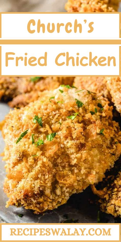 If you're a fan of the golden, crispy delight that is Church's Fried Chicken Recipe, this homemade recipe will bring that famous restaurant flavor right Churches Fried Chicken Recipe, Church's Chicken Recipe, Churches Chicken Recipe, Church's Fried Chicken Recipe, Church's Chicken, Best Fried Chicken Recipe, Chicken Delight, Homemade Fried Chicken, Famous Restaurants