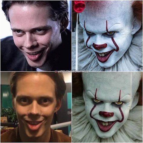 Evil Clown Pennywise 🤡 on Instagram: “Smile! IT’s friday! 😈” Pennywise Makeup Boy, Bill Skarsgard Pennywise, It Clown, Makeup Clown, Halloween Makeup Clown, Halloween Themed Birthday Party, Evil Clown, Costumes Kids, Bill Skarsgard