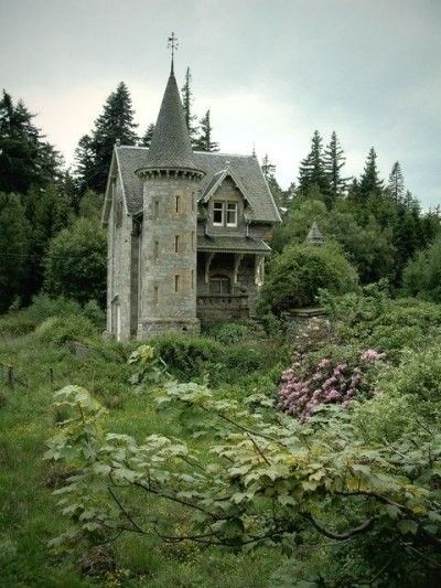 Tiny castle in Scotland Abandoned Mansions, Beautiful Castles, Abandoned Buildings, Old Buildings, Abandoned Houses, Beautiful Buildings, Pretty Places, Abandoned Places, Old House