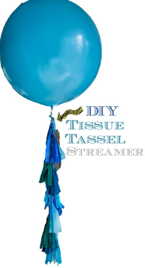 tissue tassel streamers, diy, tutorial, tassel streamers, balloon streamers Balloon Streamers Ceiling, Balloon Tassel Diy, Balloon Tassel Tail Diy, Ballon Tassel, Balloon Fringe Tassels Diy, Tassle Balloons, Balloon Streamers, Tissue Tassel Garland Diy, Diy Tassel Garland Plastic Tablecloth