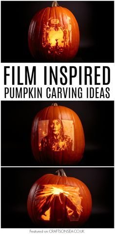 Check out the most amazing film inspired pumpkin carving ideas with scenes from Ghostbusters, Carrie and The Thing. Perfect Halloween party inspiration! Horror Movie Pumpkin Carving, Movie Pumpkin Carving, Mom Halloween Costumes, Simpsons Treehouse Of Horror, Pumpkin Carver, Perfect Halloween Party, Pumkin Carving, Creepy Pumpkin, Horror Movies Scariest