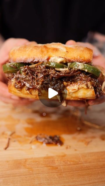 donaldo estevam on Instagram: "Shredded beef sandwich 

@donaldo_cooks  for more content 

This sandwich was so easy and so good. I need to mention @burnt_pellet_bbq he is the originator of this masterpiece! Let me just say this sandwich easily gets up there on the list of my top 10 favorite sandwiches. The best part is that there is so many ways you can change this. I could have easily made a shredded beef cheese and that would have been insane. Actually I might do that, do me a favor and keep that one between us!

Grill
@briskitgrills 

Marinade 
@drpepper 

Recipe 

Smoked shredded beef
Start by cutting a chuck roast into large chunks next spread some mustard and coat with your favorite bbq rub. 
  Now get them on your smoker at 275F for 3 hours.
 Next get all@the chunks into a Dutch ov Shredded Roast Beef Sandwiches, Burnt End Sandwich, Bbq Roast Beef Sandwich, Smoked Shredded Beef, Pulled Pork Melt Sandwich, Brisket Sandwiches Ideas, Smoked Pulled Beef Chuck Roast, Shredded Beef Sandwiches, Beef Sandwich Recipes