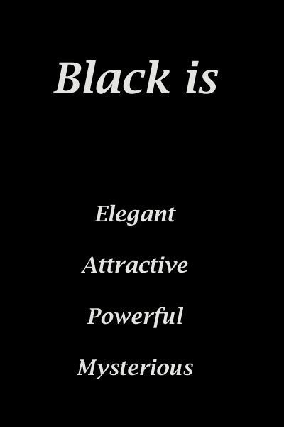 Color Meaning Personality, Black Color Meaning, Black Things, Avan Jogia, Black Quotes, Colors And Emotions, Color Quotes, Color Meanings, Color Psychology