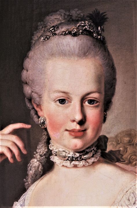 Queen Antoinette, Marie Antoinette Portrait, Mary Antoinette, 18th Century Aesthetic, Rococo Painting, Marie Antoinette 2006, Rococo Art, French Ephemera, Art Deco Lady