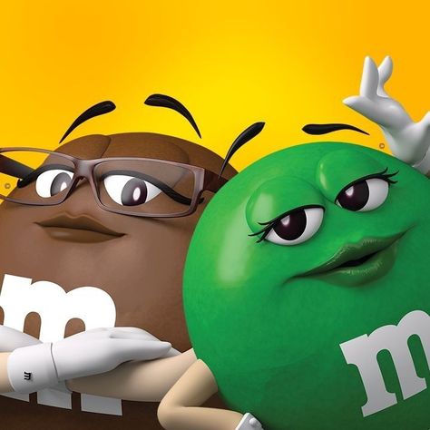 Brown M&m Character, Green M&m Character, Yellow M&m, Miss Green, M&m Characters, M M Candy, Trans Art, M Wallpaper, Holding Space