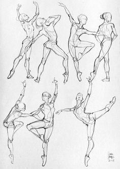 Here are some more anatomical studies and sketches  (sport). How To Draw People, Personaje Fantasy, Desen Realist, Dancing Drawings, Výtvarné Reference, Ballet Poses, Draw People, Siluete Umane, Human Figure Drawing