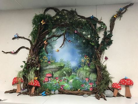 Forest Room Ideas, Enchanted Forest Book, Enchanted Forest Decorations, Forest Classroom, Enchanted Forest Birthday, Forest Bedroom, Enchanted Forest Party, Forest Room, Enchanted Forest Theme