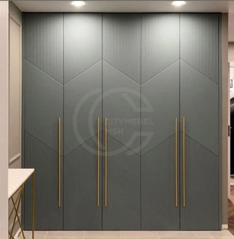 Wordrobe Shutters Design, Bedroom Wordroab Design, 3 Door Wardrobe Design Modern, Wordroab Design Modern Bedroom, Kabat Furniture Design, Wardrobe Shutter Design Modern, Openable Wardrobe Shutter Design, Luxury Wardrobe Door Designs, Wardrobe Door Designs Laminate