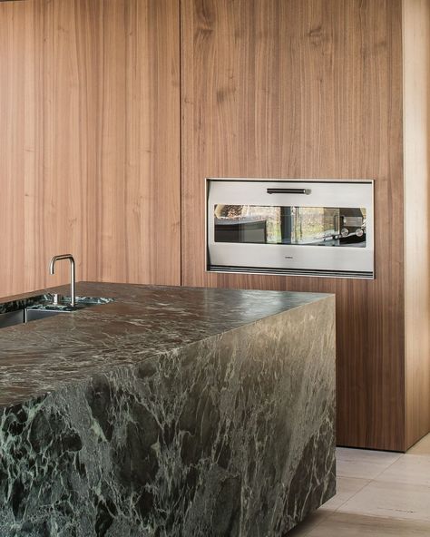 Gaggenau Official (@gaggenauofficial) • Instagram photos and videos Stone Kitchen Island, Natural Stone Kitchen, Cheap Living Room Decor, Australia House, Marble Island, Orange Home Decor, Stone Kitchen, Orange House, Studio Kitchen