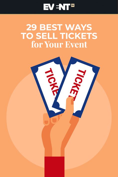 Concert Promotion Ideas, Selling Raffle Tickets Ideas, How To Sell Tickets To An Event, Event Promotion Ideas, Prom Tickets, E Ticket, Event Sponsorship, Event Technology, Pta Fundraising