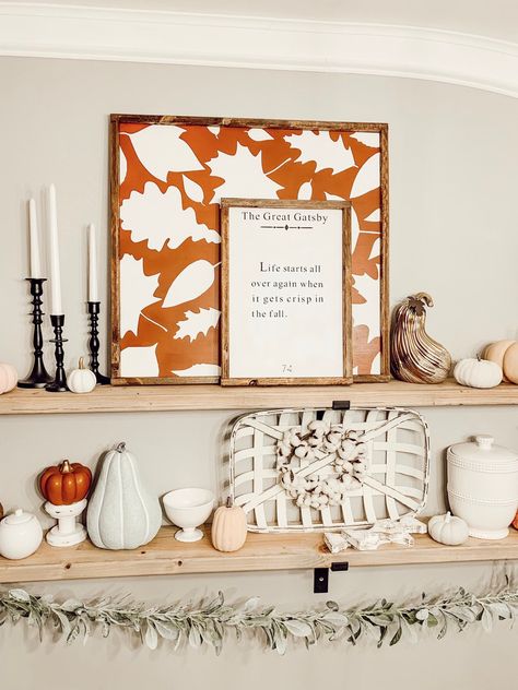 Decor With Antiques, Fall House Decorations, Fall Decor Signs, Solid Wood Design, Fall Wood Signs, Fall Wall Decor, Fall Sign, Fall Yall, Fall Mantel