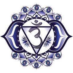 Third Eye Chakra (Ajna) Symbol and Mantra - AlternateHealing.net Eye Tattoo Meaning, How To Open Chakras, Chakra Tattoo, 3rd Eye Chakra, Manipura Chakra, The Seven Chakras, Third Eye Opening, Chakra Symbols, Chakra Art