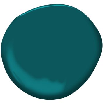 One of over 3,500 exclusive Benjamin Moore colors. Bedroom Colour Schemes Green, Green Benjamin Moore, Green Front Door, Dark Wood Trim, Green Front Doors, Choosing Paint Colours, Choosing Paint, Kitchen Wall Colors, Benjamin Moore Colors