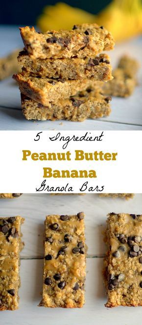 Peanut Butter Banana Granola, Banana Granola Bars, Banana Granola, Healthy Snacks To Make, Healthy Vegan Snacks, Snacks To Make, Delish Recipes, Healthy Meals For Two, Healthy Snacks Easy