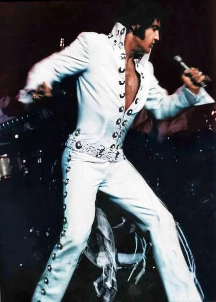 This is the Concho jumpsuit worn by Elvis in Thats The Way It Is. Its is now an iconic jumpsuit . Elvis Presley Concerts, Simon And Garfunkel, Elvis Jumpsuits, King Elvis Presley, Elvis In Concert, Van Morrison, Elvis Presley Pictures, Burning Love, Elvis Presley Photos