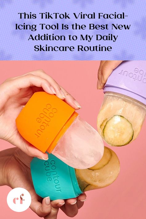 Facial icing, face roller, ice roller, TikTok beauty tips, beauty hacks, TikTok skincare, skincare tools, facial tool Ice Rollers For Face, Icing Face Routine, How To Ice Roll Your Face, How To Use Ice Roller On Face, Skin Care Skincare Tools, Benefits Of Ice Rolling Face, Diy Ice Roller Ball, Face Ice Roller Recipes, Ice Roller Face How To