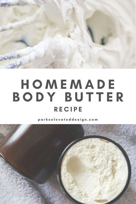 Body Butter Recipes, Body Butter Recipe Homemade, Get Rid Of Dry Skin, Diy Body Butter Recipes, Body Butter Recipe, Homemade Rubs, Body Ideas, Homemade Body Butter, Natural Body Butter