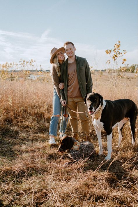 Fall Family Photos With Dogs, Family Photos With Dogs, Dog Family Pictures, Fall Family Photo Outfits, Neutral Outfits, Photos With Dog, Outfits For Fall, Dog Family, Engagement Pictures Poses