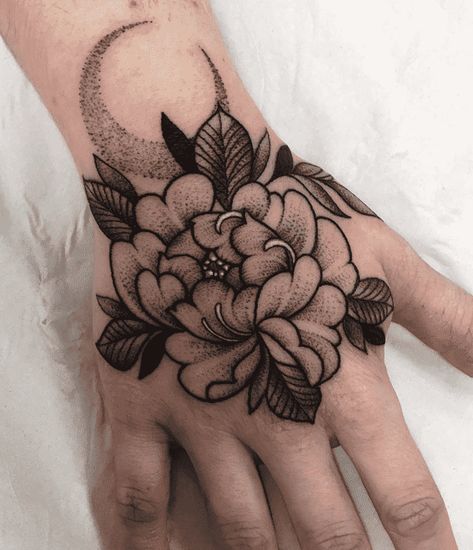 Gorgeous Hand Tattoos, Wedding Hand Tattoos, Flowers Tattoo Hand Women, Gothic Hand Tattoo Designs, Bold Hand Tattoo, Women’s Hand Tattoo Ideas, Back Of The Hand Tattoo, Ornate Hand Tattoo, Hand Tattoo Inspiration