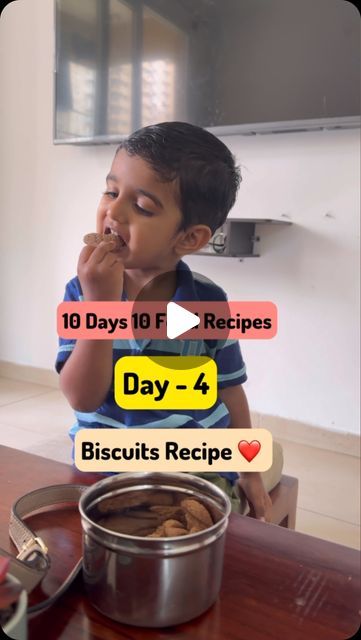 Sanju Kanwar on Instagram: "Day - 4 Ragi wheat cookies and Biscuits 

Bake in preheated oven on 180 degree for 15 to 20 minutes depends on cookies thickness.

Its been long I was thinking to learn baking and finally I brought my oven and this the biscuit recipe I learned to make yummy which my son loved too ❤️

Do give it a try and comment if you have any questions.

Until before I started making biscuits at home I loved the below brands which make baby products which has all clean ingredients:

Nothing is sponsored but below the few recommendation for baby food products which I too use:

@earlyfoods and @littlefingers_food these are my favourite brands if I am not making at home.

I use @slurrpfarm nuts powder if I buy from market.

#toddlerfood #homemade #healthyfood #biscuit #momblogger Ragi Biscuits Recipe, Ragi Cookies, Baby Food Products, Making Biscuits, How To Make Biscuits, Biscuit Bake, Food Products, Clean Ingredients, Toddler Meals