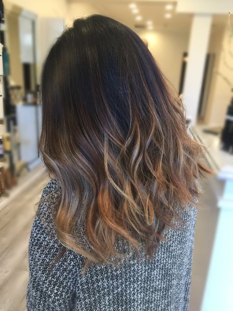 Asian hair Balayage Asian Hair With Highlights, Asian Hair Dye, Balayage Inspiration, Asian Hair Highlights, Asian Balayage, Hairstyle For School, Balayage Hair Grey, Balayage Hair Tutorial, Balayage Hair Ash