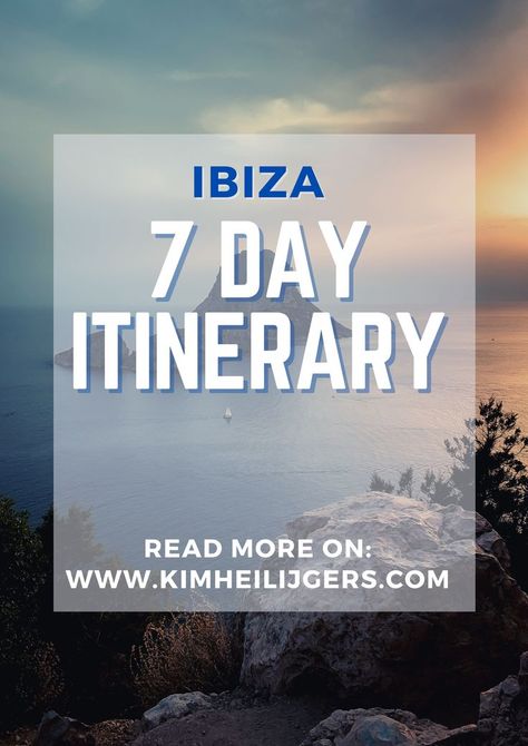 Ibiza has so much to offer, I ccreated a realistic 7 day itinerary that you can follow or get inspiration from. If you have any questions, feel free to message me. 7 Day Itinerary, 1 Hotel, Marco Polo, A Car, San Antonio, Ibiza, Read More, Keep Calm Artwork, Spain