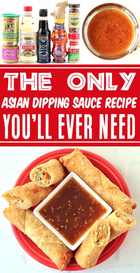 Best Spring Roll Dipping Sauce, Dipping Sauces For Spring Rolls, Homemade Asian Zing Sauce, Soy Dipping Sauce For Spring Rolls, Egg Roll Sauce Recipe Easy, Easy Spring Roll Sauce, Easy Dipping Sauce For Pot Stickers, Easy Asian Dipping Sauce, Asian Dipping Sauce For Potstickers