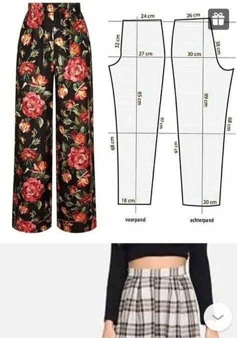 Projek Menjahit, Trousers Pattern, Trouser Pattern, Mother Dresses, Sewing Clothes Women, Sewing Tutorials Clothes, Fashion Design Patterns, Diy Clothes Design, Fashion Sewing Tutorials