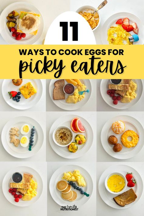 If they dint like eggs one way, try them a different way. The options are endless! Muffin Recipe For Baby, Different Ways To Cook Eggs, Picky Eaters Breakfast, Egg Recipes For Kids, Recipe For Baby, Recipes For Picky Eaters, Toddler Picky Eater, Eggs Dinner, Egg Muffins Recipe