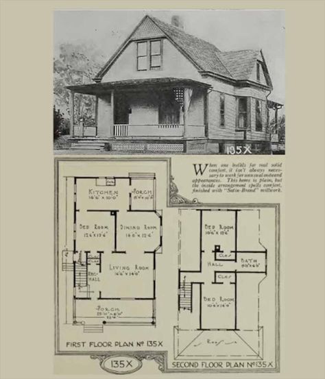 New Replica Historic House Plans - OldHouseGuy Blog 1700s House, Vintage Tiny House, Historical House Plans, Historic House Plans, Classic Colonial Homes, House Plans Vintage, Old House Design, Old House Plans, Historical House