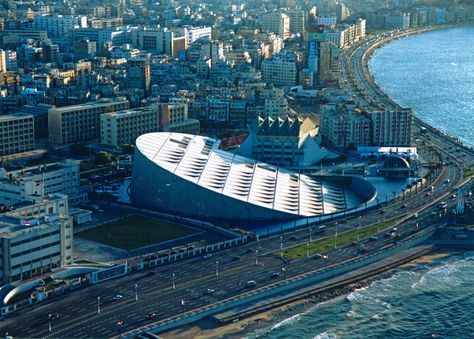 Library of Alexandria Egypt Wallpaper, Alexandria City, Circular Buildings, Modern Egypt, Library Of Alexandria, Marsa Alam, Egypt Tours, Alexandria Egypt, Egyptian Symbols