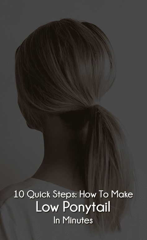 6 Elegant And Chic Ways You Can Style Low Ponytail Hairstyle Ponytail Length Chart, Loose Hair Ponytail, How To Make Low Ponytail, How To Do Low Ponytail, Cute Low Pony Hairstyles, How To Make A Ponytail, Low Ponytail Tutorial, Low Ponytail Hairstyle, Quick Ponytail Hairstyles