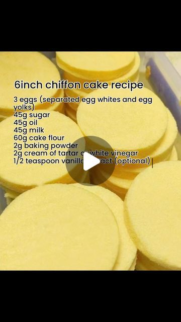 Chiffon Cakes Recipe, Eggless Chiffon Cake Recipe, How To Make Chiffon Cake, Best Chiffon Cake Recipe, Chiffon Cake Recipes, Banana Chiffon Cake Recipe, Vanilla Chiffon Cake Recipe, Strawberry Chiffon Cake, Sponge Cake Recipe Best