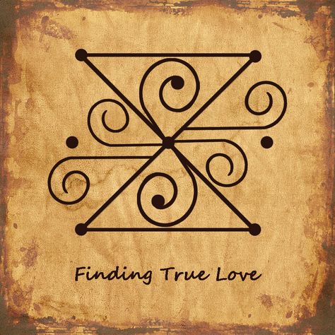 FINDING TRUE LOVE Sigil True Love, Circles, Alphabet