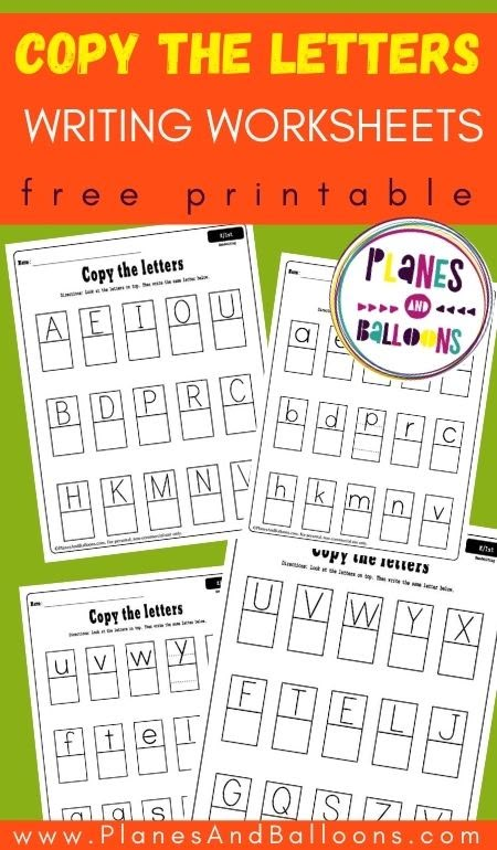 Free printable handwriting worksheets for kids - perfect for kindergarten and grade 1 students. Improve writing the lower case and upper case alphabet. #kindergarten #grade1 #planesandballoons Teaching Letters Kindergarten, Letter Writing Worksheets Kindergarten, Letter Writing Practice Kindergarten, B And D Confusion, Letter Writing Kindergarten, Kindergarten Handwriting Practice, Free Printable Handwriting Worksheets, Writing The Alphabet, Letter Writing Worksheets